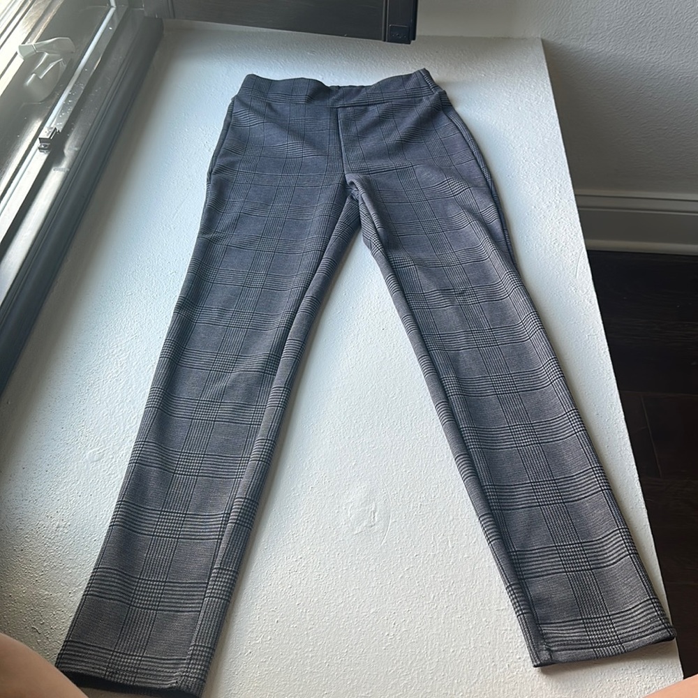 plaid pants size xs